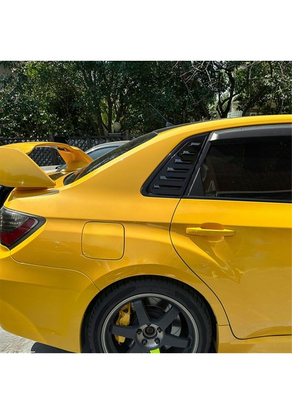 Araba Arka Üçgen Pencere Panjurları Panjurlar Panjurlar Kapak Kapağı Subaru Impreza Wrx Stı 2011-2014 Parlak Siyah (Yurt Dışından) fırsatları