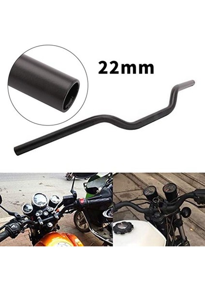 7/8 Inç 22MM Motosiklet Giderici Tracker Tapa Çubukları Sportster Xl 883 1200 Bobber Custom Chopper Softail Dyna Siyah (Yurt Dışından) fiyatları