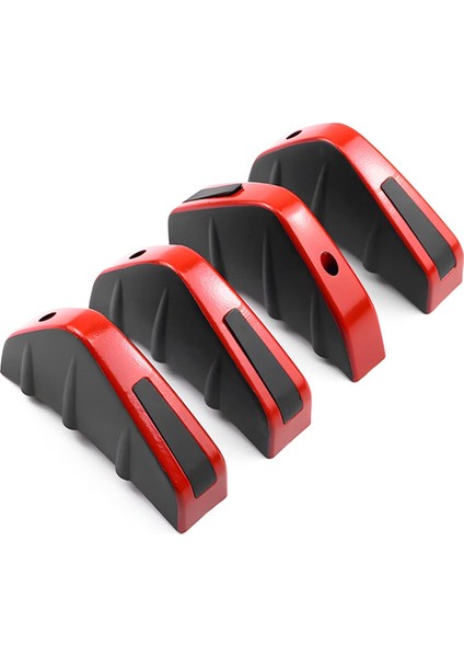 Araba Arka Alt Tampon Kanadı Dudak Difüzör, Anti-Çatrılı Aksesuarlar Spoyler Koruyucusu, Arka Tampon Ayırıcı Dudak Kanadı, 4pcs (Yurt Dışından)