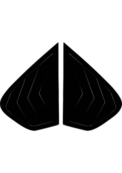 Araba Yan Pencere Kanjör Kapağı Arka Hava Havalandırma Penceresi Karteller Bmw X6 E71 E72 2008-2014 Siyah (Yurt Dışından)