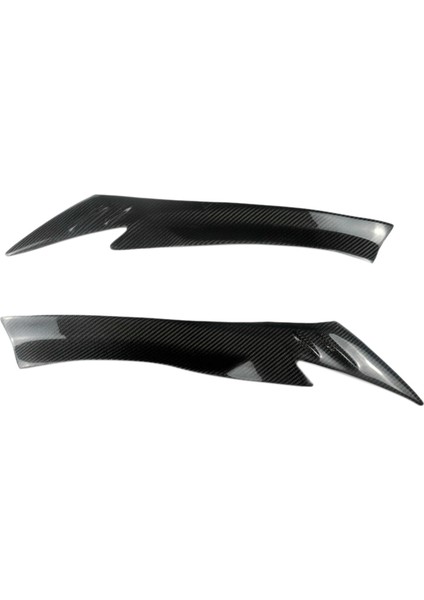 Mazda Cx-5 Cx5 Için 2013-2016 Karbon Fiber Ön Farlar Kaş Lambası Göz Kapağı Kapak Çıkartma Trim (Yurt Dışından)