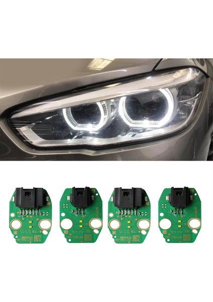 4pcs 3pin + 6pin Beyaz Melek Göz LED Kartı Bmw 1 Serisi F20 F20 F20 F20 Lcı LED Far Günlüm Işı Modül 63117428425 (Yurt Dışından) fiyatları