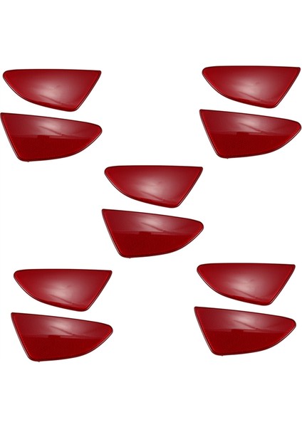 5x Araba Stil Abs Plastik Arka Tail Sis Lambası Reflektör Panel Mazda 2 Demio 2015-2018 (Yurt Dışından)