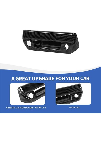 Araba Bagaj Kapağı Tutucu Kapak Trim Chevrolet Colorado Gmc Kanyonu 2023 2024 Aksesuarlar Karbon Fiber Stil (Yurt Dışından) indirimleri