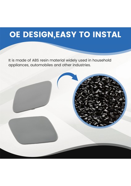 Araba Ön Tampon Far Yıkayıcı Kapak Far Su Kapağı 7L6807751 7L6807752 Vw Touareg 2003-2006 (Yurt Dışından) fırsatları