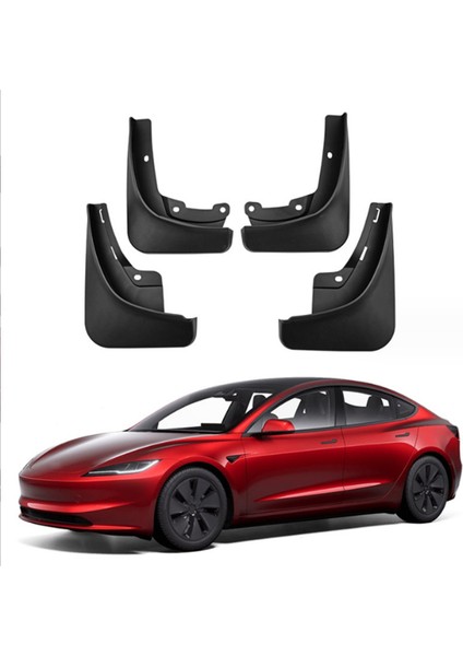 Tesla Model 3 2023+ Çamurluk Çamur Koruma Flep Splash Fleps Mudflapor Aksesuarları (Yurt Dışından) modelleri