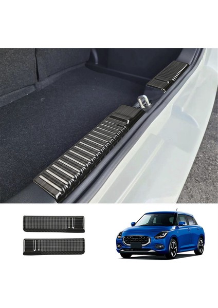 Suzuki Swift 2024 Gövde Için Araba Paslanmaz Çelik Giriş Koruma Plaka Trim Sticker (Yurt Dışından) indirimleri