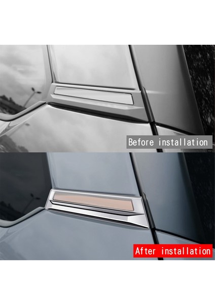 Araba Arka Camı C Subaru Forester Için Sütun Döşeme Kapağı 2025 Kapı Dış Sütun Garnit Trim Panel Gümüş (Yurt Dışından) fiyatları