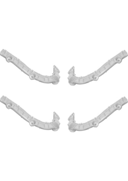 4x Ön Sol ve Sağ Tampon Mitsubishi Outlander Için Üst Braket 2007 2008 2009 6400A587 6400A588 (Yurt Dışından)