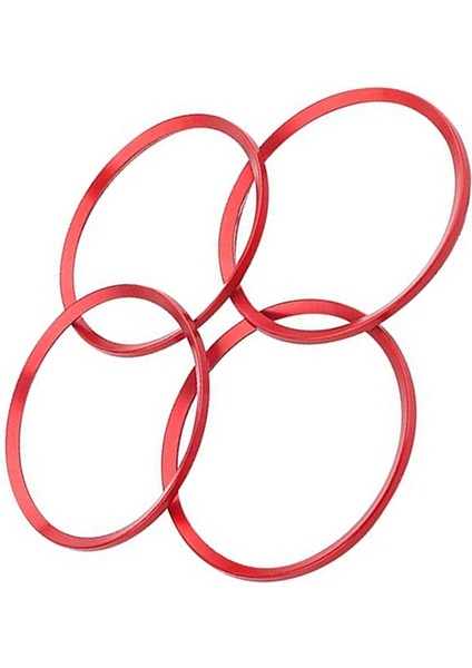 Araba Tekerlek Merkezi Kapaklar Hub Yüzük Lastik Merkezi Dekorasyon Kapağı Honda 10. Civic 2016-2021 Aksesuarları (Kırmızı) (Yurt Dışından) fırsatları