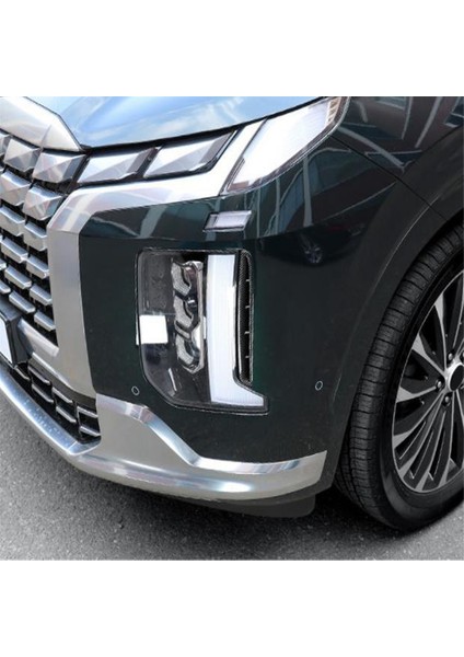 Hyundai Palisade Için 2022 2023 Araba Kafası Işık Lambası Göz Kapağı Göz Kapağı Göz Kapağı Kaplama Aksesuarları Abs Karbon Fiber (Yurt Dışından) modelleri