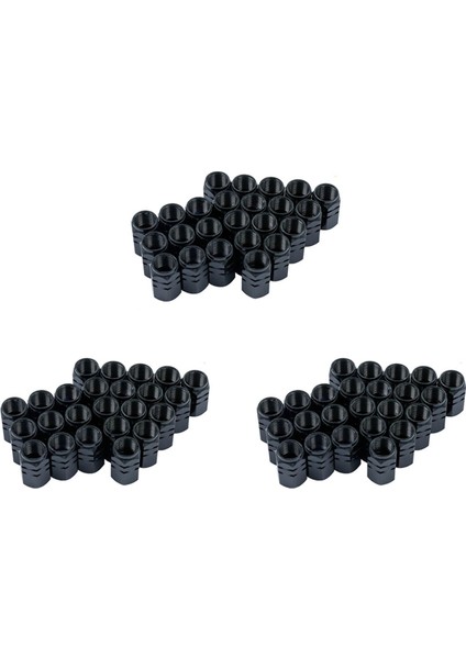 72PCS Valf Gövdesi Kapaklar Araba Lastik Valfi Gövdesi Kapak Kapakları, Siyah (Yurt Dışından)