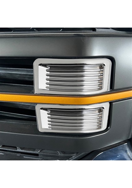 Ford F150 2021-2024 Izgara Dekorasyon Dekorasyon Trim Dış Aksesuarlar (Yurt Dışından) indirimleri