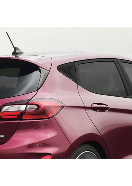 Araba Arka Üçgen Pencere Panjur Panjurları Panjurlar Ford Fiesta Mk8 2018+ Parlak Siyah Için Kapak Kaplama (Yurt Dışından) indirimleri
