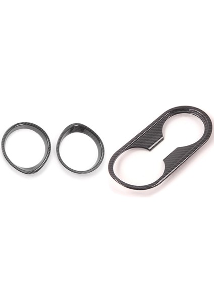 Kıa K3 Cerato Vıvro Için 3 Pcs 2019 2020 Araç Aksesuarları: 2 Pcs Klima Havalandırma Çerçevesi ve 1 Pcs Fincan Tutucu Kapağı (Yurt Dışından)