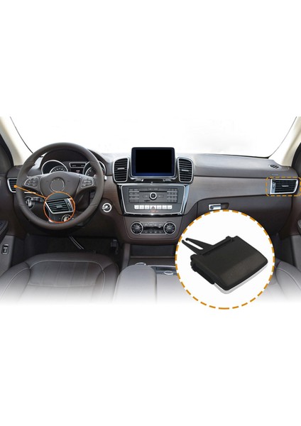 Mercedes Için 3x Benz Ön Sol Sağ Hava Havalandırma Sekmeleri, Ön Sıra Hava Izgara Sekmeleri Klips W166 ml Gle Class X166 (Yurt Dışından) modelleri