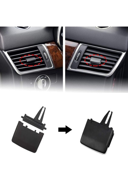 Mercedes Için 3x Benz Ön Sol Sağ Hava Havalandırma Sekmeleri, Ön Sıra Hava Izgara Sekmeleri Klips W166 ml Gle Class X166 (Yurt Dışından) indirimleri