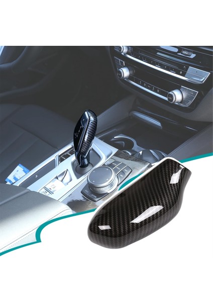 Bmw 5 7 Serisi Için G30 G11 G12 X3 X4 G01 G02 Araç Dişli Vites Değiştirme Düğmesi Dekoru Kapak Trim Iç Aksesuarlar - Karbon Fiber (Yurt Dışından) fiyatları