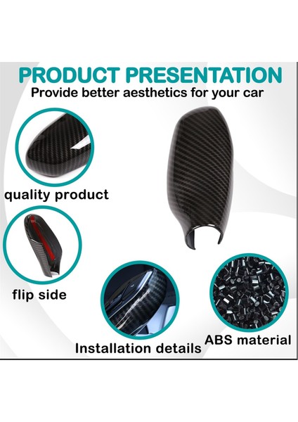 Bmw 5 7 Serisi Için G30 G11 G12 X3 X4 G01 G02 Araç Dişli Vites Değiştirme Düğmesi Dekoru Kapak Trim Iç Aksesuarlar - Karbon Fiber (Yurt Dışından) indirimleri