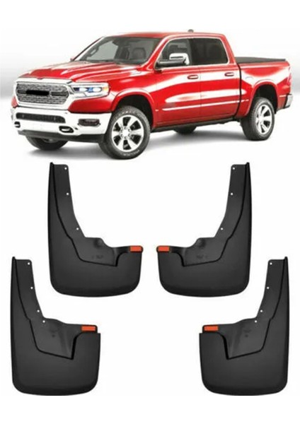 Dodge Ram 1500 2500 3500 2019 2020+ Mudguards Çamurluk Çamur Koruma Flep Splash Flaps Aksesuarları 82215488AB 82215490AB (Yurt Dışından) indirimleri