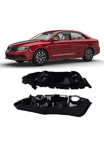 Araba Ön Tampon Braket Tampon Kılavuzu Jetta Mk6 Için Destek Braketi 2015-2018 5C6807183A 5C6807184A (Yurt Dışından) fiyatları