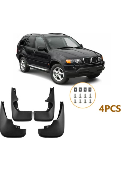 Araba Çamur Kanatları Çamur Çamur Koruma Flep Splash Flaps Aksesuarlar Bmw X5 2002-2007 Pedallı (Yurt Dışından) modelleri