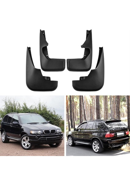 Araba Çamur Kanatları Çamur Çamur Koruma Flep Splash Flaps Aksesuarlar Bmw X5 2002-2007 Pedallı (Yurt Dışından) fırsatları