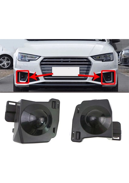 Otomatik Acc Radar Sensörü Dekorasyon Probu Bezel 8WD807819 8WD807820 Audi A4 B9 2017-2021 Sis Lambası Çerçeve Çerçevesi Çerçeve Kuşu Çerçevesi (Yurt Dışından) indirimleri