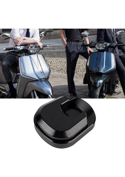 Lambretta Için Motosiklet Yan Ayak Destek Koruma Kapağı X300 2023 Yan Kıcsktand Ayak Pedi Kick Stand Genişletici B (Yurt Dışından) modelleri