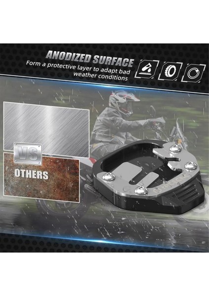Lambretta Için Motosiklet Yan Ayak Destek Koruma Kapağı X300 2023 Yan Kıcsktand Ayak Pedi Kick Stand Genişletici B (Yurt Dışından) indirimleri