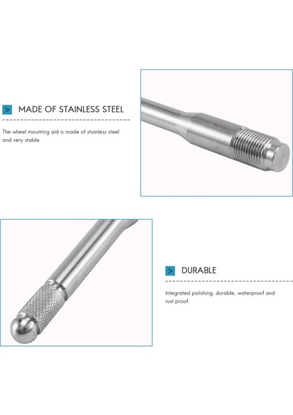 Araba Onarım Araçları M14 x 1.5 Tekerlek Saplama Hizalama Kılavuzu Aracı Lastik Sabit Cıvata Konum Pimi (Yurt Dışından) modelleri
