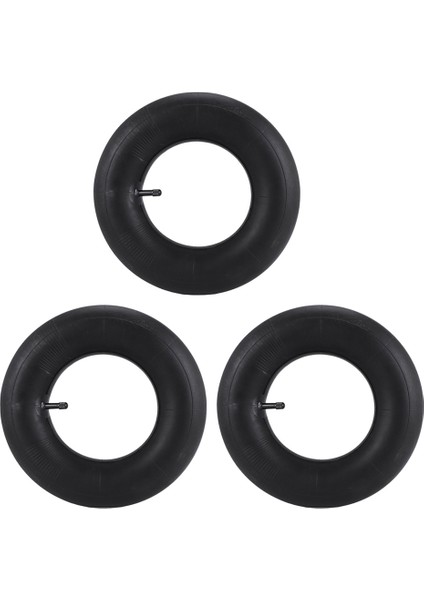 3x 3.50 / 4.00-6 Lastik Tüp Iç Tüp Lastik Tekerleği 350 / 400-6 Innertube Mini Moto Kauçuk Valf 6 (Yurt Dışından)