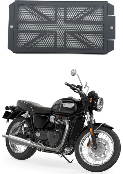 4x Motosiklet Radyatör Koruma Grille Kapak Radyatör Koruması Triumph Için Bonneville T100 T120 Bobber Street Scrambler (Yurt Dışından) indirimleri