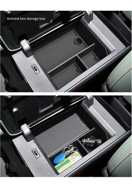 Chery ICAR03 2024 Için Araç Depolama Kutusu Merkez Kol Yavrası Gizli Kutu Konsolu Organizatör Araba Kutusu Aksesuarları (Yurt Dışından) fiyatları