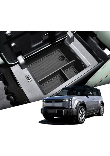 Chery ICAR03 2024 Için Araç Depolama Kutusu Merkez Kol Yavrası Gizli Kutu Konsolu Organizatör Araba Kutusu Aksesuarları (Yurt Dışından) indirimleri