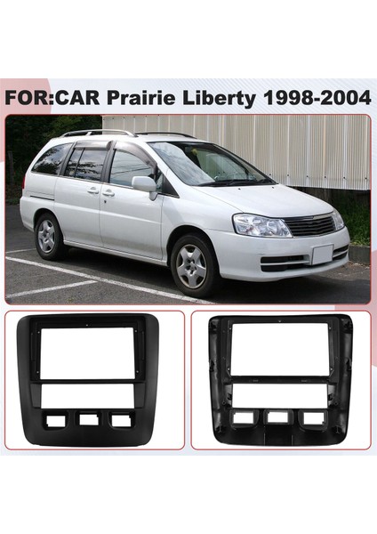 Nissan Prairie Liberty Için 9 Inç Araba Radyo Fasyası 1998-2004 DVD Oyuncu Kurulum Trim Başlık Ünitesi Panel Ses Çerçevesi (Yurt Dışından) indirimleri