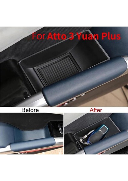 1set Araba Iç Kapı Koltuk Saklama Kutusu Kapak Byd Yuan Için Ön Kapı Kolu Plus Ev Atto 3 2022 (Yurt Dışından) modelleri