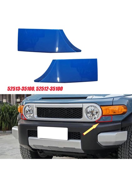 1paır Araç Ön Alt Tampon Dolgu Kapağı 52512-35100 52513-35100-J0 Toyota Fj Cruiser 2007-2014 Fender Köşe Trims (Yurt Dışından) fırsatları