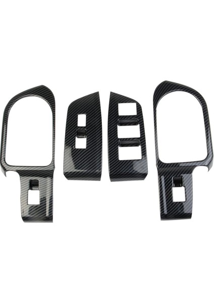 Honda Ridgeline Için 2021-2023 Pencere Asansör Anahtarı Paneli Arka Kupa Tutucu Kapak Döşeme Karbon Fiber Aksesuarları (Yurt Dışından)