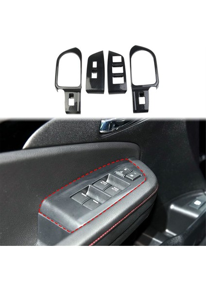 Honda Ridgeline Için 2021-2023 Pencere Asansör Anahtarı Paneli Arka Kupa Tutucu Kapak Döşeme Karbon Fiber Aksesuarları (Yurt Dışından) modelleri