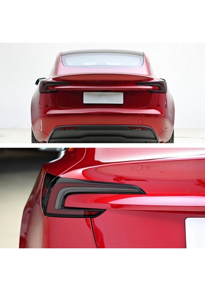 Tesla Model 3 Için Highland 2024 Otomobil Arka Arka Fildi Koruyucu Film Tpu Kuyruk Lambası Kapak Çıkartma Trim - Tütsülenmiş Siyah (Yurt Dışından) indirimleri