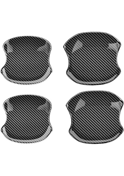 Araba Karbon Fiber Kapı Kolu Kase Kapak Boşluk Trim Ek Toyota Sienta Için Kalıp Garnitür 10 Serisi 2022 2023 (Yurt Dışından)