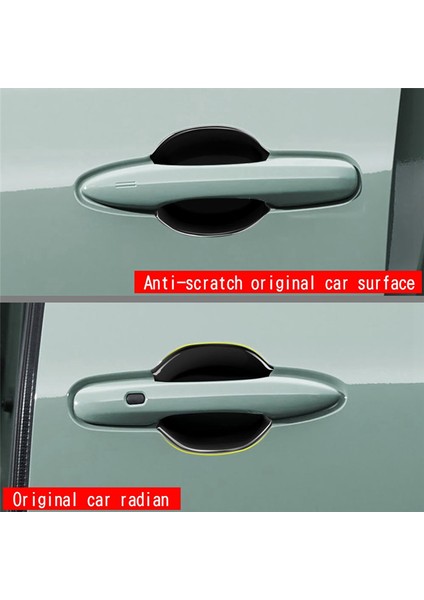 Araba Karbon Fiber Kapı Kolu Kase Kapak Boşluk Trim Ek Toyota Sienta Için Kalıp Garnitür 10 Serisi 2022 2023 (Yurt Dışından) fiyatları