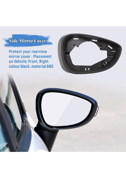 Ford Fiesta Mk7 2009-2017 Için Araba Sağ Tarafı Rüzgar Dikiz Ayna Kapak Çerçevesi (Yurt Dışından) fırsatları