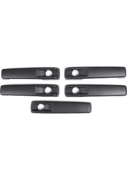 Araba Matt Siyah Dış Kapı Tutucu Mercedes Benz G Sınıfı W463 W464 G65 G55 G500 G550 G350 2004-2021 (Yurt Dışından)