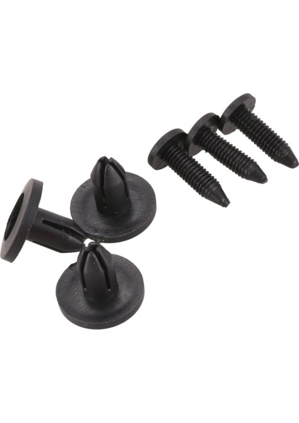 80 Pcs Plastik Perçin: 50 Pcs 6mm Plastik Itme Tipi Perçinli Tampon Pimi Klipler ve 30 Pcs Plastik Parçalar 8 mm Kara Delik (Yurt Dışından) fırsatları