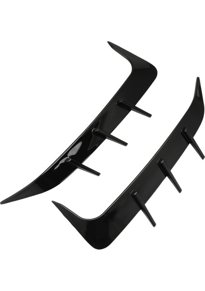 1 Çift Arka Tampon Spoiler Hava Havalandırma Kapağı Yan Kanard Bmw X6 G06 2019-2023 Parlak Siyah (Yurt Dışından) fiyatları