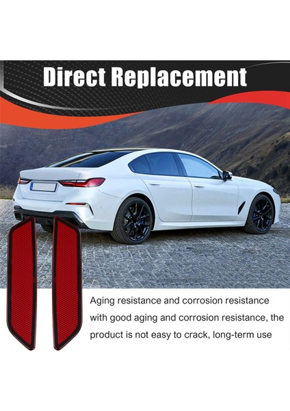 1paır Arka Tampon Reflektör Işık Trim 63148084785 63148084786 Bmw 5 Serisi G60+ Uyarı Lamp Plaka Refellef (Yurt Dışından) indirimleri