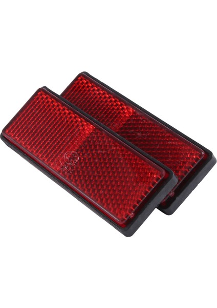 Motosikletler Için Evrensel Dikdörtgen Kırmızı Reflektörler Atv Bisikletleri Kir Bisikletleri (Yurt Dışından) fiyatları