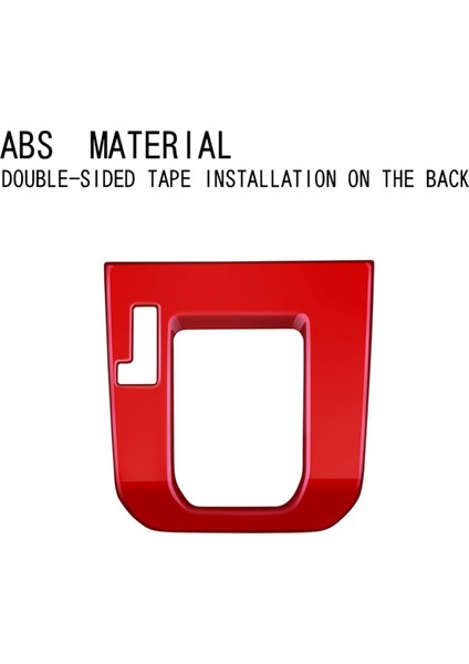 Subaru Forester 2025 Iç Aksesuarlar Için Araç Dişli Vites Çerçevesi Merkezi Konsol Vardiya Knob Panel Trim C Lhd (Yurt Dışından) fırsatları